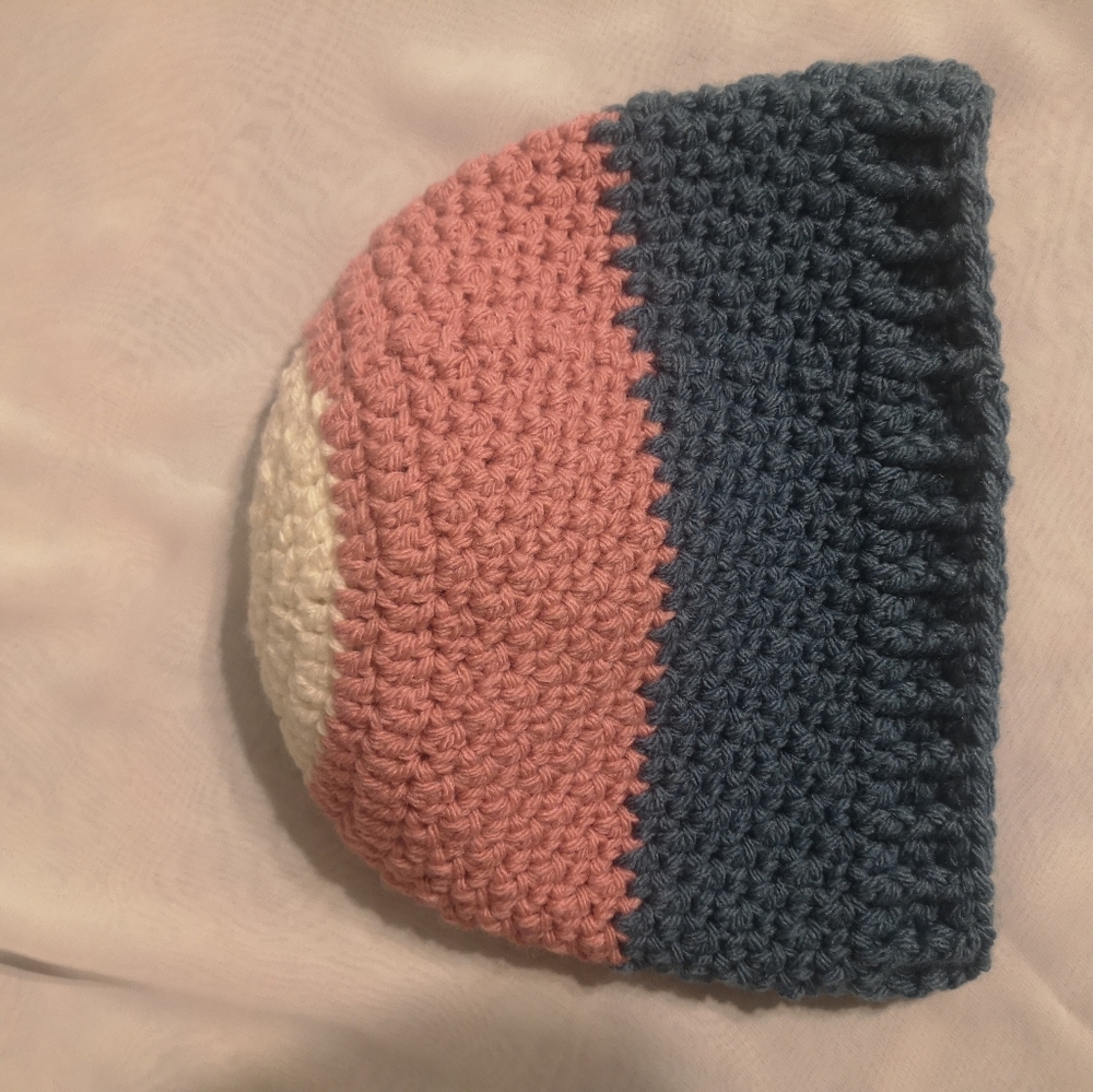 Hand crocheted hat